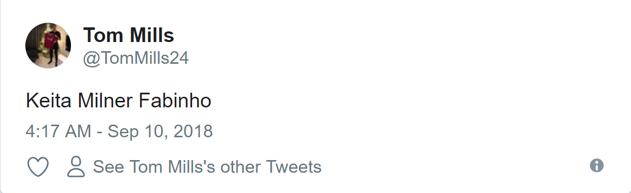 Còn chưa được ra sân, Fabinho đã được fan giúp tìm 