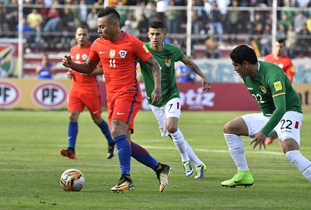 Bolivia 1-0 Chile: Bất lực ở độ cao 3650 mét - Bóng Đá