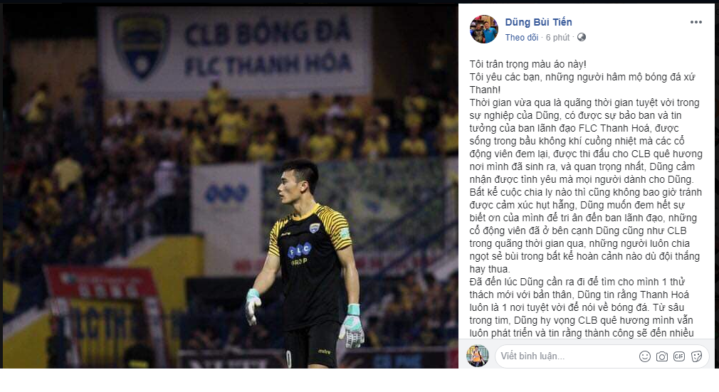 Điểm tin bóng đá Việt Nam tối 28/01: Đầu quân cho Hà Nội, Tiến Dũng gửi lời tri ân Thanh Hóa - Bóng Đá