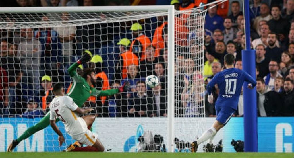 Hazard và Dzeko có cú đúp, Chelsea và Roma chia điểm tại Stamford Bridge - Bóng Đá