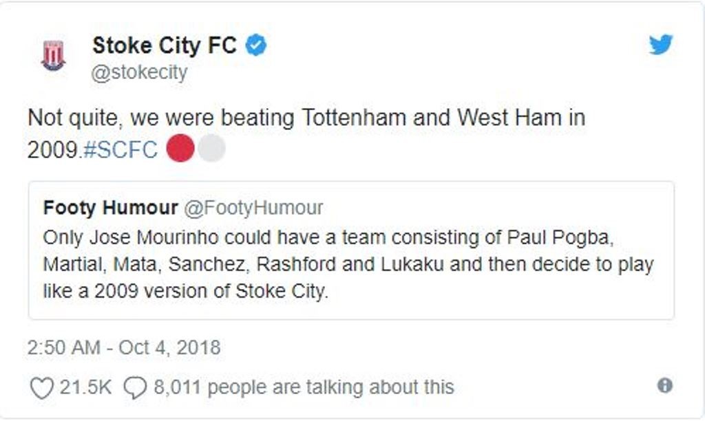 Đến đội bóng hạng Nhất cũng troll Man Utd và Mourinho - Bóng Đá