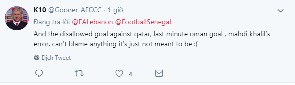 Fan Lebanon nói lời cay đắng vì chiếc thẻ vàng định mệnh - Bóng Đá