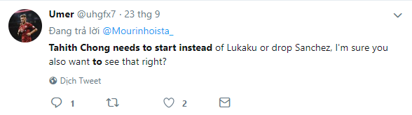 CĐV M.U đòi thay sanchez = tahith chong - Bóng Đá
