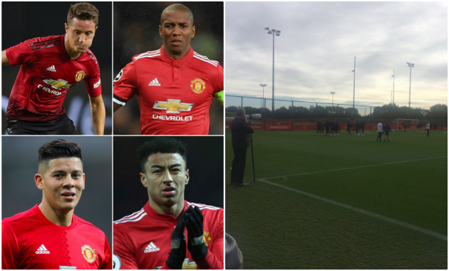 Jesse Lingard, Ander Herrera, Ashley Young, Marcos Rojo bỏ lỡ sự huấn luyện của Manchester United trước cuộc đụng độ của Valencia - Bóng Đá