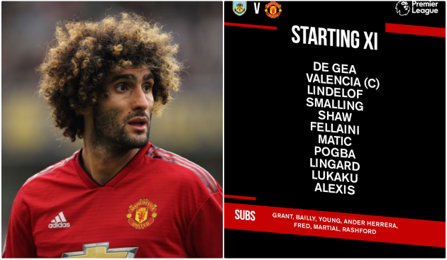 Mourinho giải thích lý do chọn Fellaini đấu Burnley - Bóng Đá