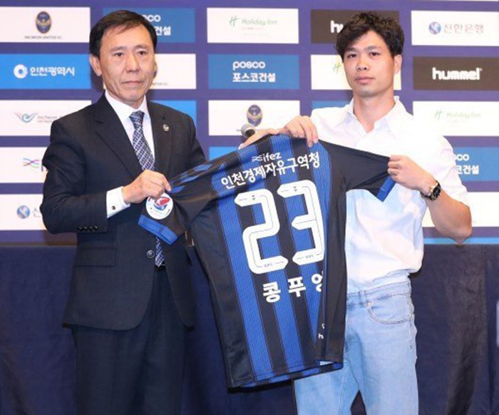 CHÍNH THỨC: Công Phượng ra mắt CLB Incheon United - Bóng Đá