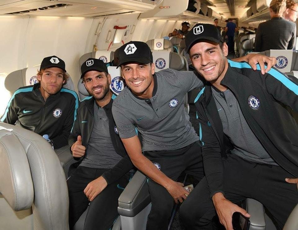 Dàn sao Chelsea háo hức hành quân đến Madrid - Bóng Đá