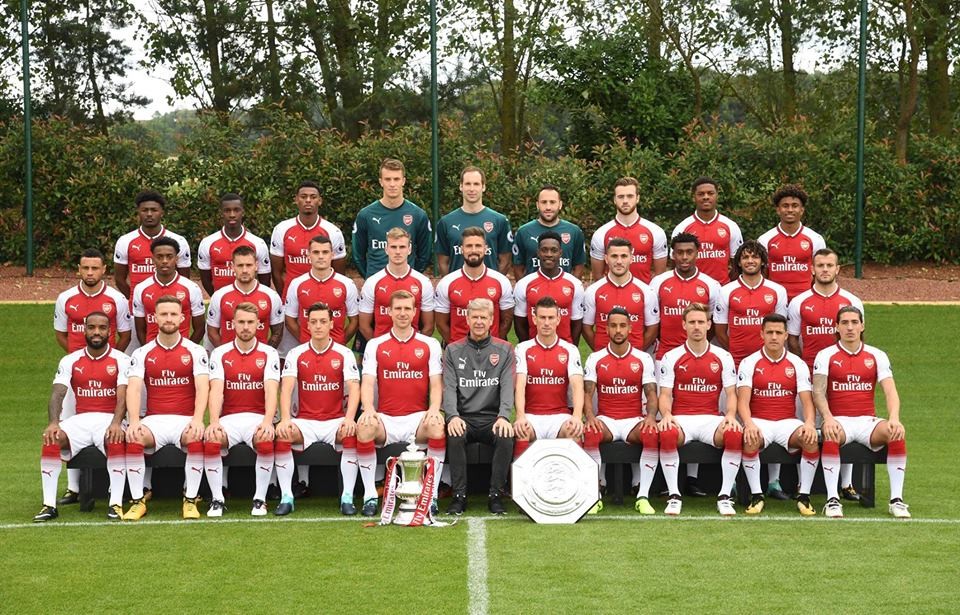 Ảnh tập thể Arsenal - Bóng Đá