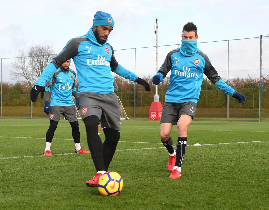 Arsenal tập luyện - Bóng Đá