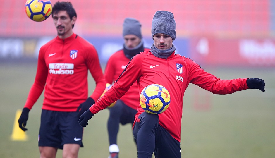 Atletico tập luyện - Bóng Đá