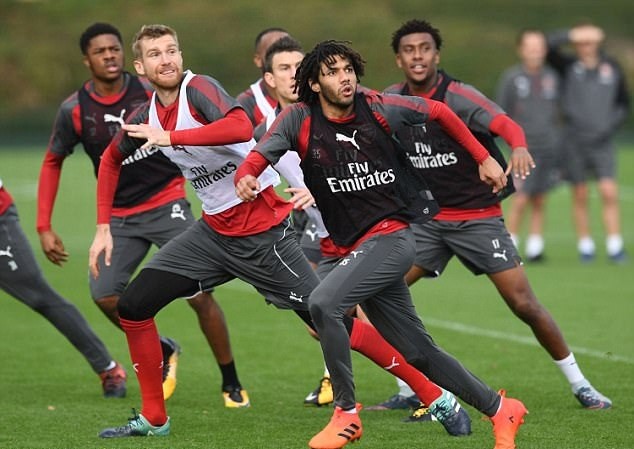 Arsenal tập luyện - Bóng Đá