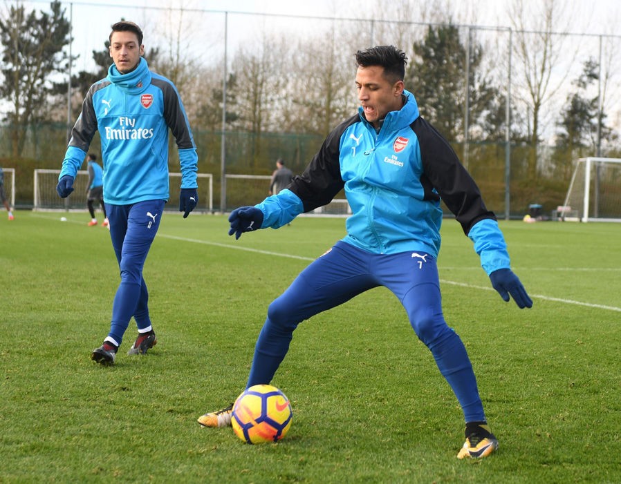 Arsenal tập luyện - Bóng Đá