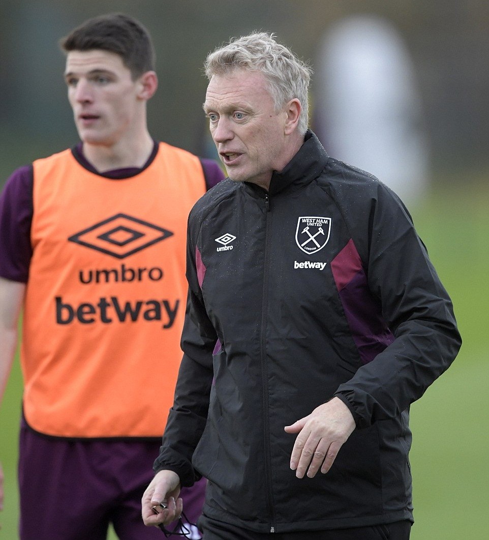 Ảnh David Moyes tập luyện West Ham - Bóng Đá