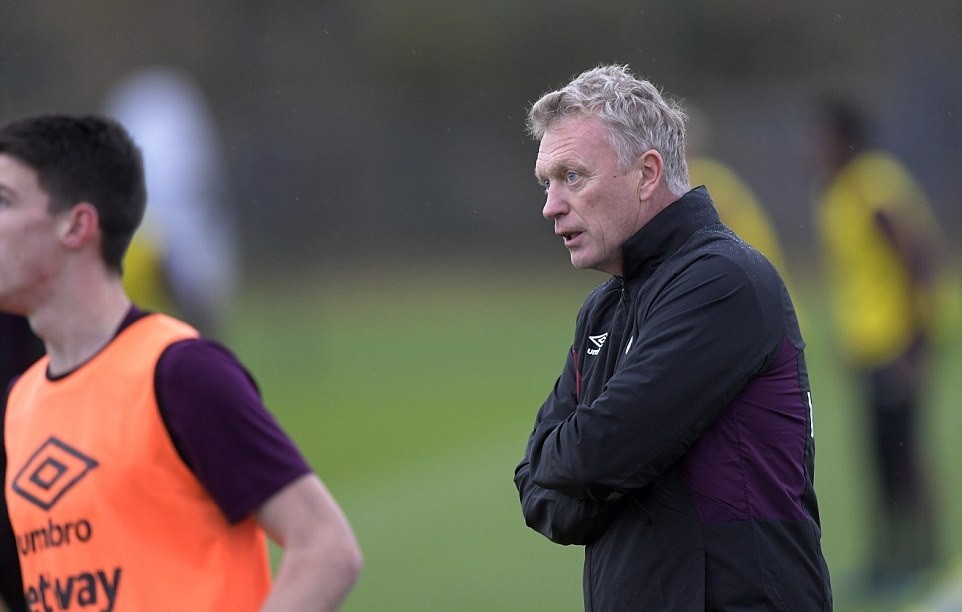 Ảnh David Moyes tập luyện West Ham - Bóng Đá