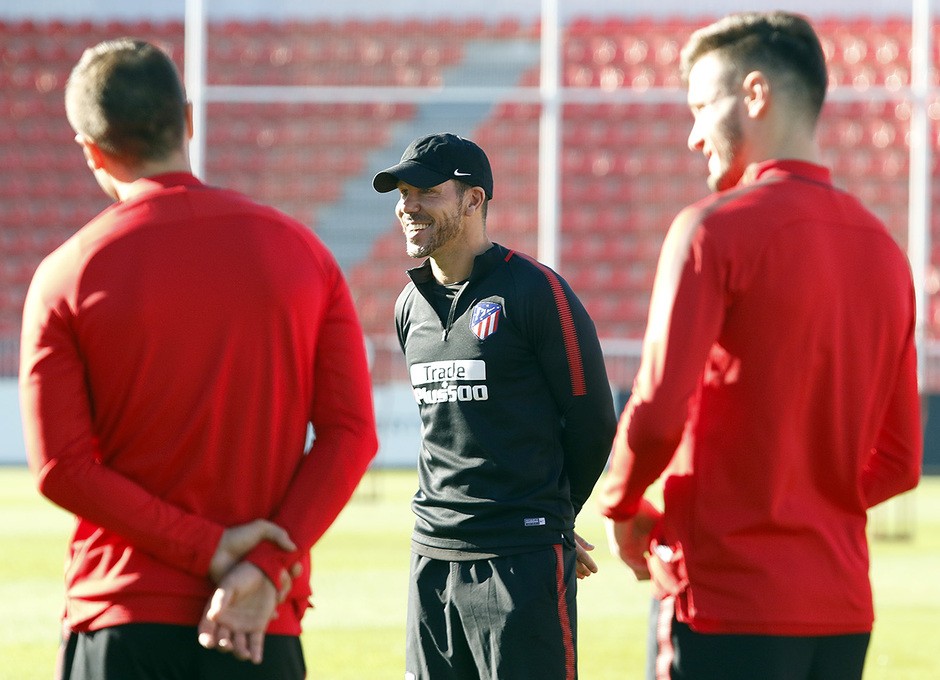 Atletico tập luyện - Bóng Đá