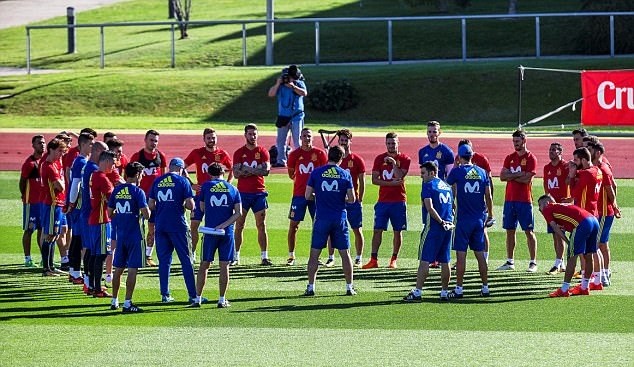 Tây Ban Nha tập luyện - Bóng Đá