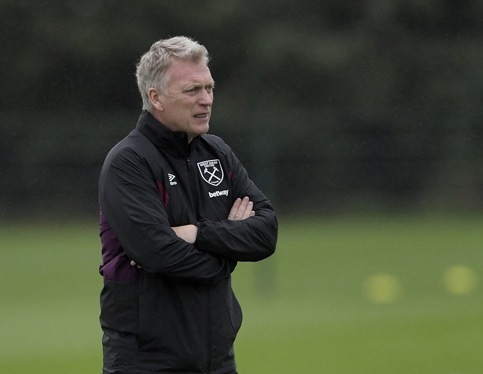 Ảnh David Moyes tập luyện West Ham - Bóng Đá