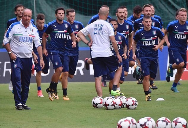 Italia tập luyện - Bóng Đá