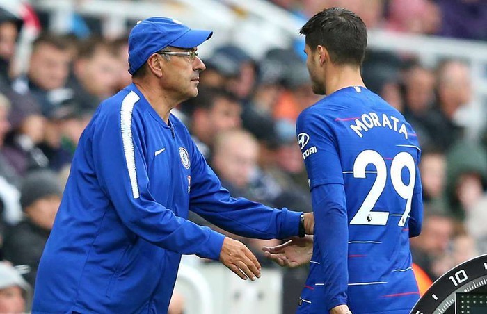 Sarri nói về việt sút Morata - Bóng Đá