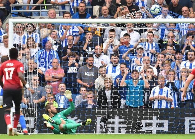 De Gea chưa bao giờ 