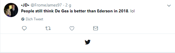 De Gea hứng 