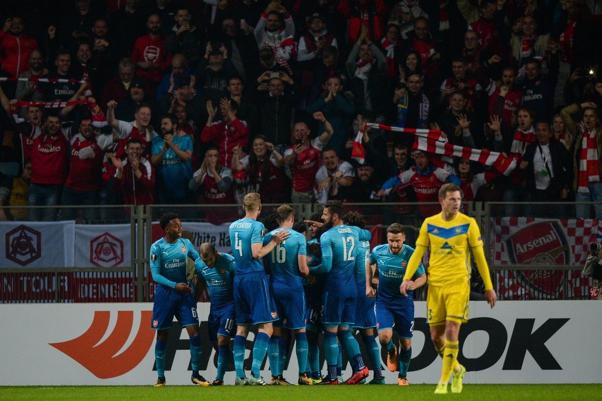 Ảnh BATE Borisov 0-2 Arsenal - Bóng Đá