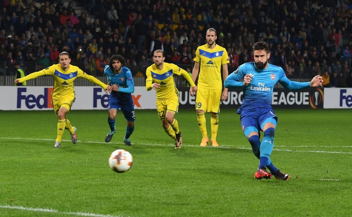 Ảnh BATE Borisov 0-2 Arsenal - Bóng Đá