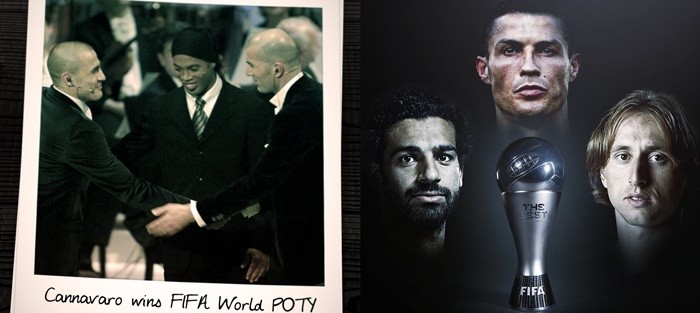 Trùng hợp Cannavaro không tưởng, dấu hiệu cho thấy Ronaldo sẽ đăng quang The Best - Bóng Đá