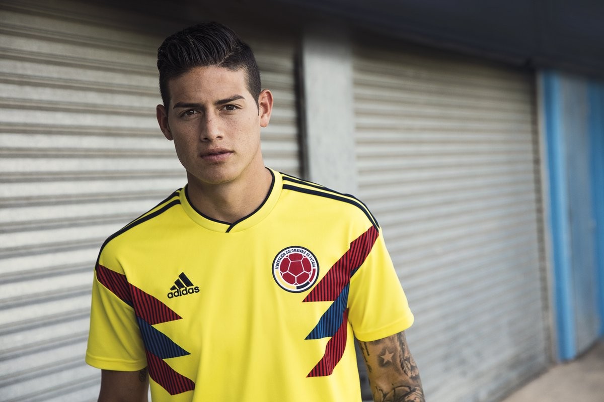 Áo đấu rực rỡ của ĐTQG Colombia - Bóng Đá