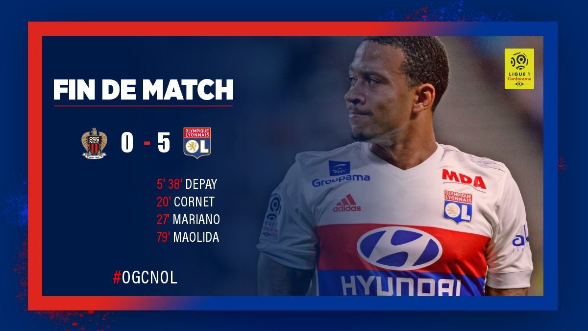 Depay lại bừng sáng, Lyon thổi lửa vào gáy Monaco - Bóng Đá