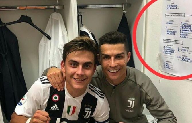 Dybala để lộ chiến thuật Juve trong ảnh chụp chung Ronaldo - Bóng Đá