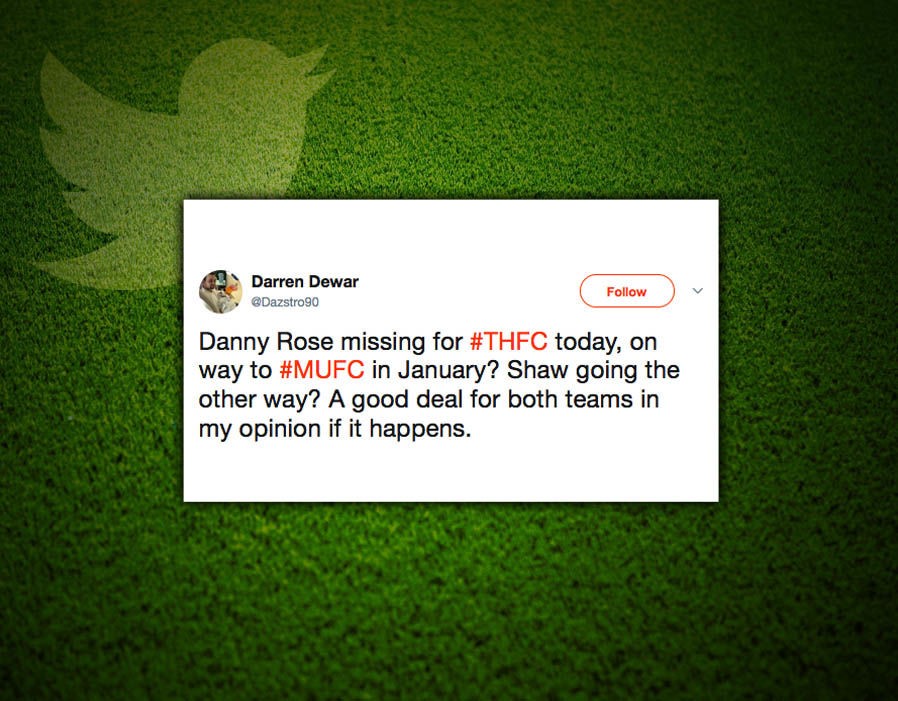 CĐV Man Utd 'chắc mẫm' đã có được Danny Rose - Bóng Đá