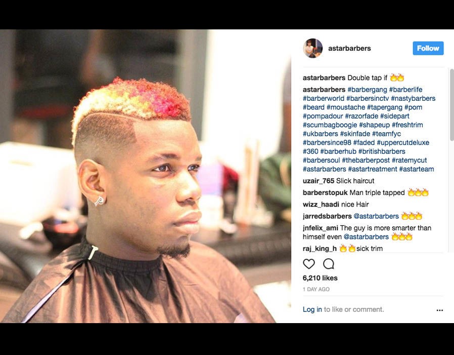 Cận cảnh mái đầu mới đẳng cấp, sành điệu của Pogba  - Bóng Đá