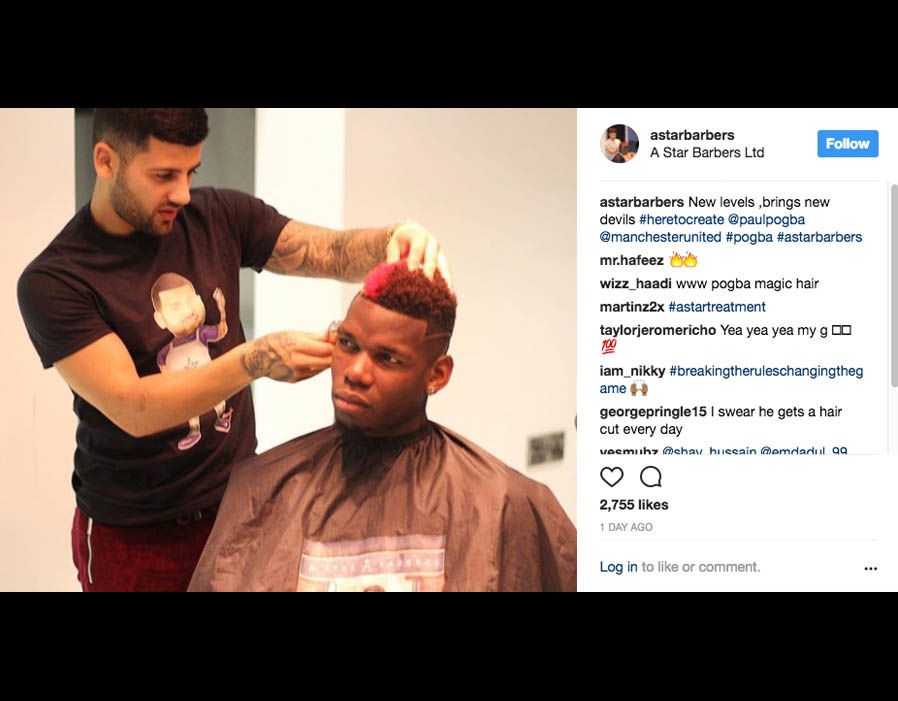 Cận cảnh mái đầu mới đẳng cấp, sành điệu của Pogba  - Bóng Đá
