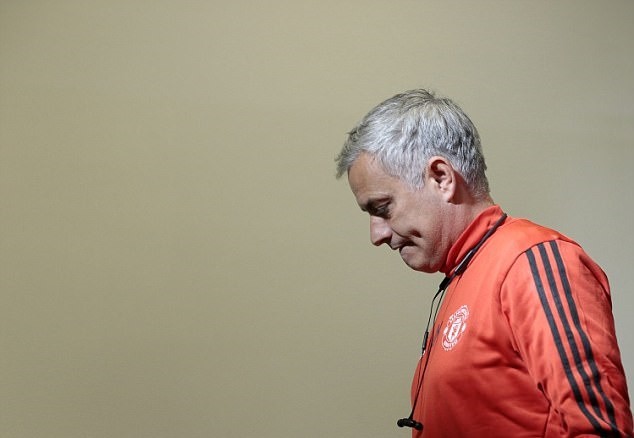 Mourinho trầm tư trên sân tập M.U trước trận chiến CSKA Moscow - Bóng Đá