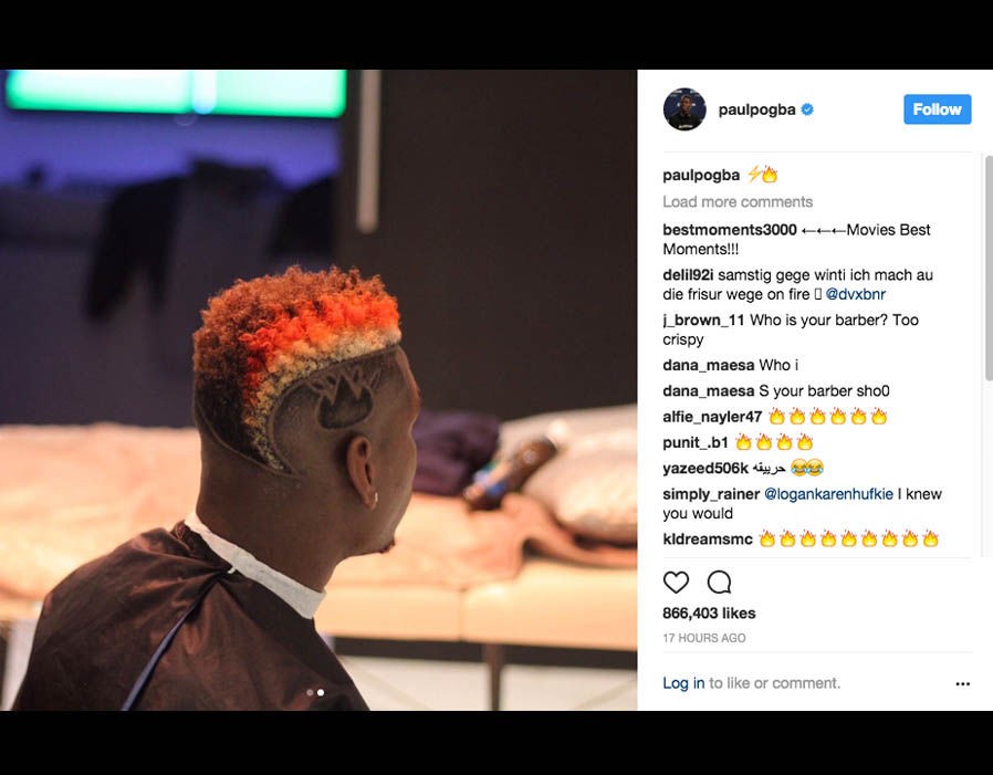 Cận cảnh mái đầu mới đẳng cấp, sành điệu của Pogba  - Bóng Đá