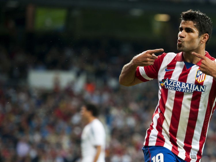 Diego Costa đã có mặt ở khán đài Atletico Madrid - Bóng Đá