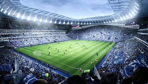 Sân mới của Tottenham bắt đầu nên hình hài - Bóng Đá