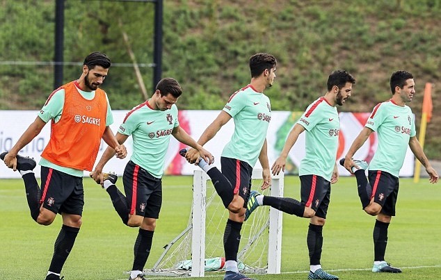 Ronaldo tập luyện Bồ Đào Nhà - Bóng Đá