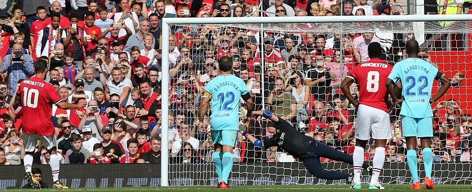 Huyền thoại M.U 2-2 Huyền thoại Barca: Đẳng cấp Nistelrooy - Bóng Đá