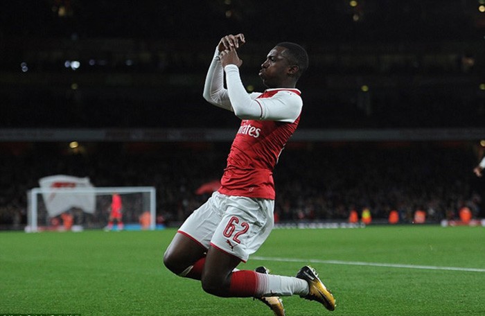 Eddie Nketiah và trò đùa dai về 'Henry mới' - Bóng Đá