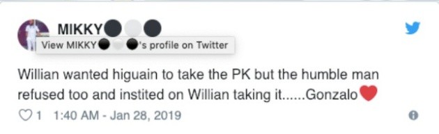 Fan Chelsea phát sốt vì 1 điều giữa Willian và Higuain trận Sheffield - Bóng Đá