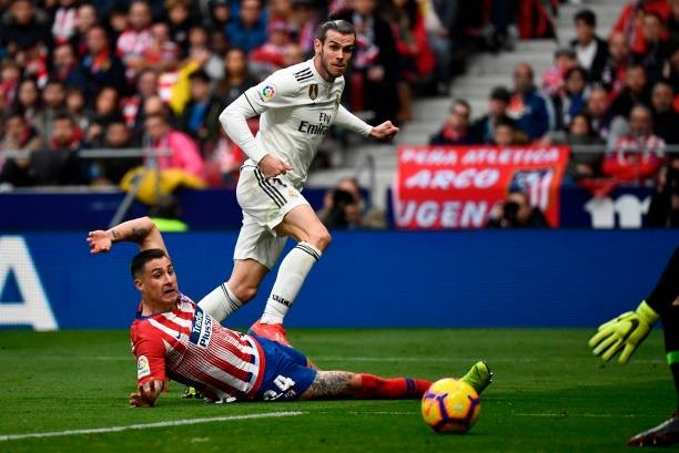 Ghi bàn vào lưới Atletico, Sergio Ramos có pha ăn mừng 'khó đỡ' - Bóng Đá