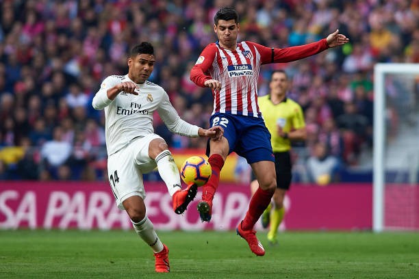 Ghi bàn vào lưới Atletico, Sergio Ramos có pha ăn mừng 'khó đỡ' - Bóng Đá