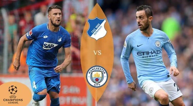 23h55 ngày 02/10, Hoffenheim vs Man City - Bóng Đá