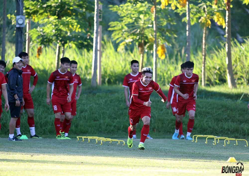 Bài ảnh ĐT Việt Nam tâp - Bóng Đá
