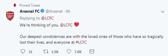 Chủ tịch Leicester qua đời, các đội bóng Premier League cùng thể hiện lòng tri ân - Bóng Đá