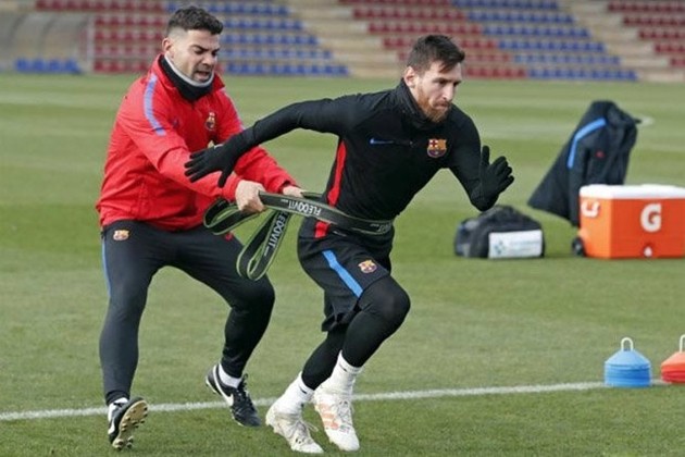 Messi trở lại sân tập - Bóng Đá