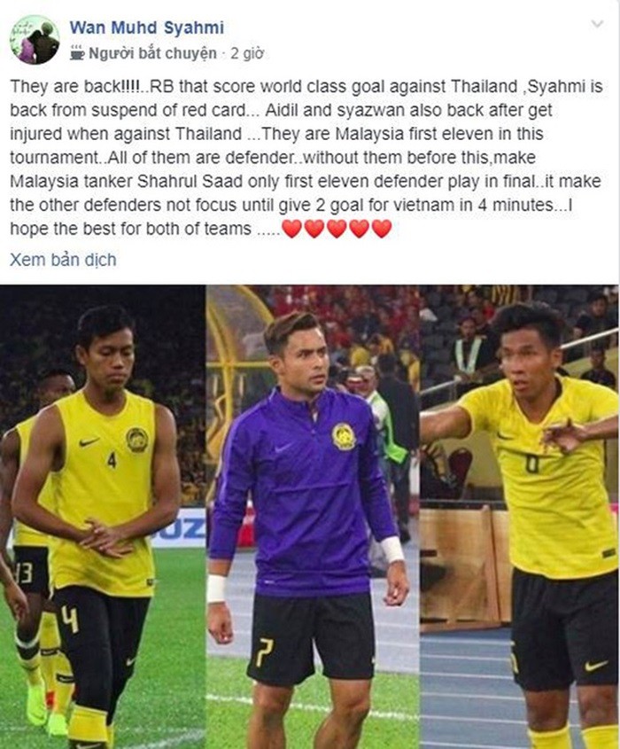 CĐV Malaysia: 