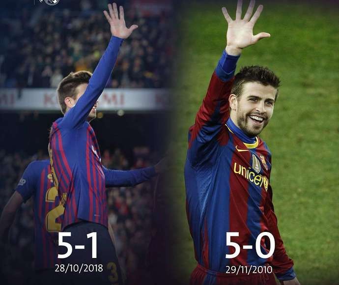 hành động đẹp của Pique với Ramos - Bóng Đá